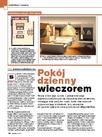 Pokój dzienny wieczorem