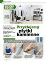 Przyklejamy płytki kamienne