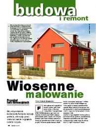 Wiosenne malowanie. Przegląd farb elewacyjnych
